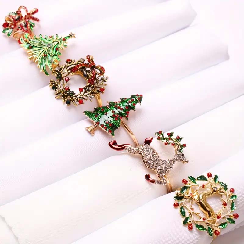 Elegant Golden Napkin Rings – Perfect for Any Occasion