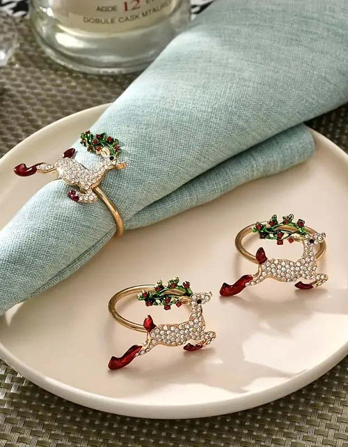 Load image into Gallery viewer, Elegant Golden Napkin Rings – Perfect for Any Occasion
