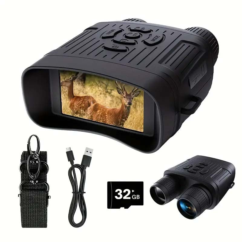 32GB Infrared Night Vision Binoculars - Perfect for Camping & Outdoor Use