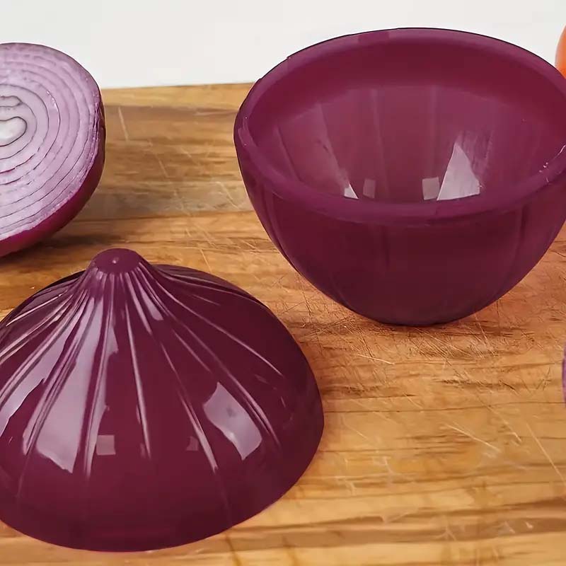 Airtight Purple Onion Storage Box – Reusable Kitchen Food Saver | Durable & Space-Saving