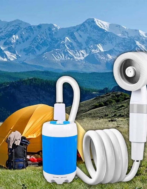 Load image into Gallery viewer, portable Rechargeable Outdoor Shower with Silicone Massage Heads
