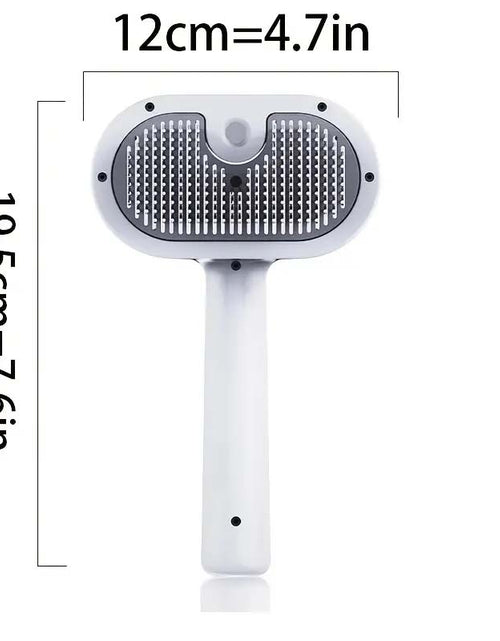 Load image into Gallery viewer, Cat Shedding Brush with One-Click Hair Removal and Durable Plastic Bristles
