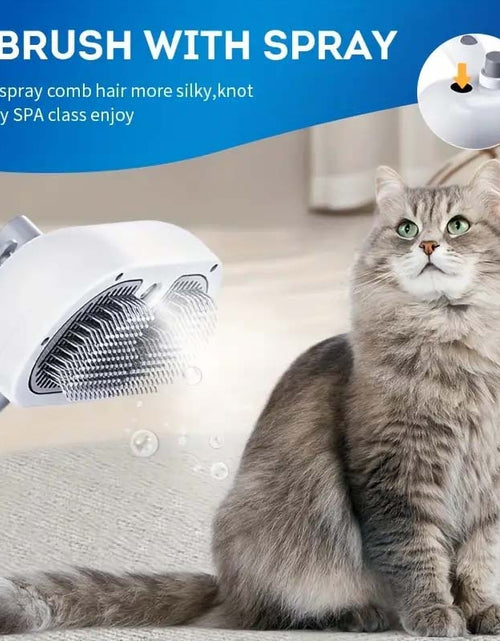 Load image into Gallery viewer, Cat Shedding Brush with One-Click Hair Removal and Durable Plastic Bristles
