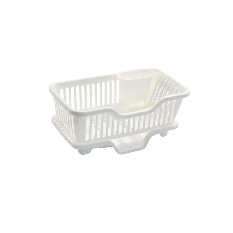 Simple Style Plastic Dish Drainer and Storage Rack Kitchen Shelf Drain Bowl Basket