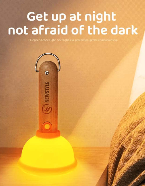 Load image into Gallery viewer, Plunger Night Light: USB Rechargeable
