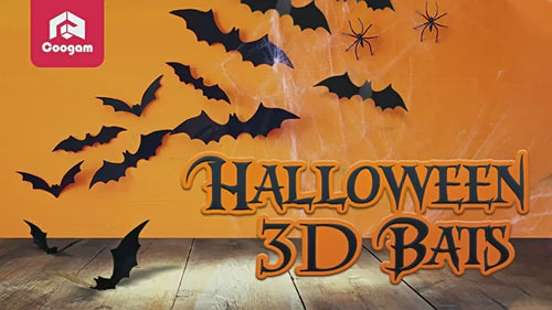 Load and play video in Gallery viewer, GhoulGlow PetBats 2023: Spooky Halloween Wall Stickers
