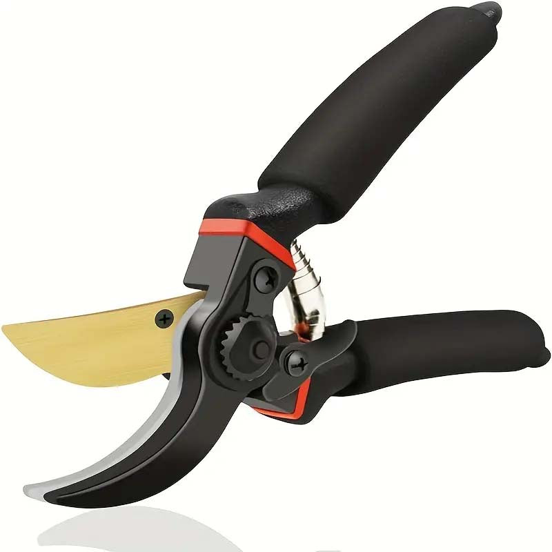 Titanium Pruning Shears - Ultra-Sharp, Heavy-Duty Scissors