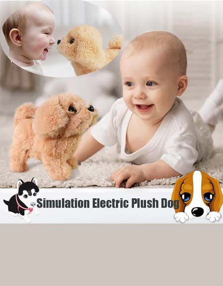 Load image into Gallery viewer, Interactive Plush Puppy Toy: Engaging Electronic Pet for Kids
