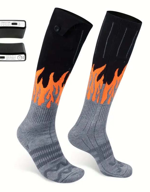 Load image into Gallery viewer, Heated Socks – Rechargeable Battery Socks with 4 Heat Settings for Men &amp; Women
