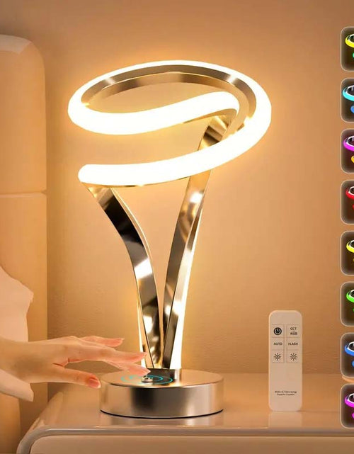 Load image into Gallery viewer, 12-Color Changing Spiral RGB LED Lamp with Remote &amp; Touch Control
