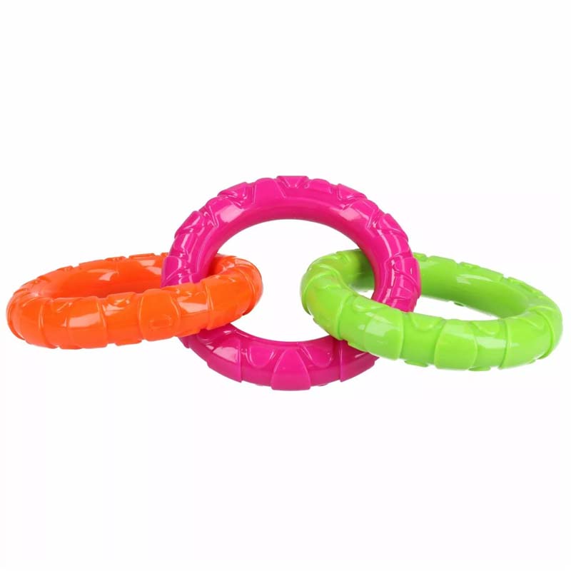 Multicolor Dog Play Rings