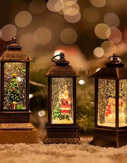 Load image into Gallery viewer, Battery-Powered Snowman Santa Christmas Night Light
