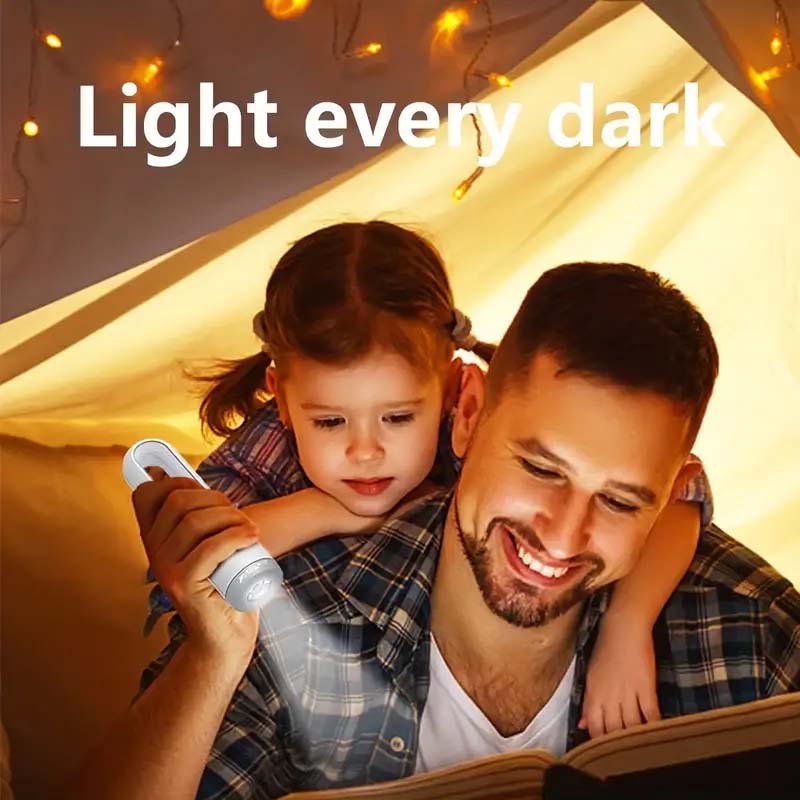 Rechargeable LED Motion Sensor Night Light & Flashlight | Portable & Dusk to Dawn