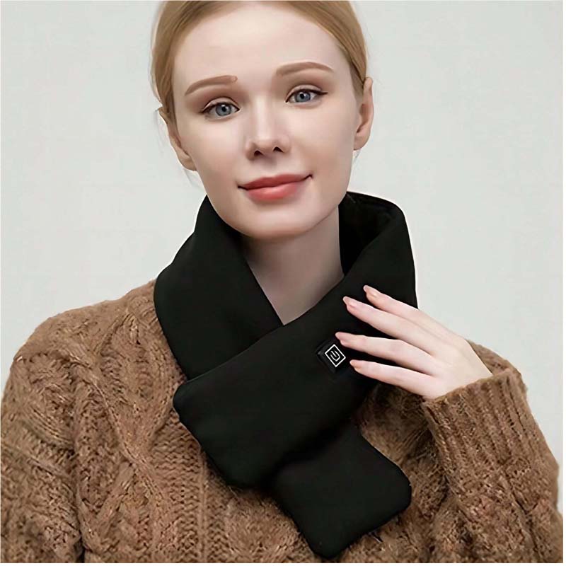 USB Heated Scarf - Winter Neck & Shoulder Warmer