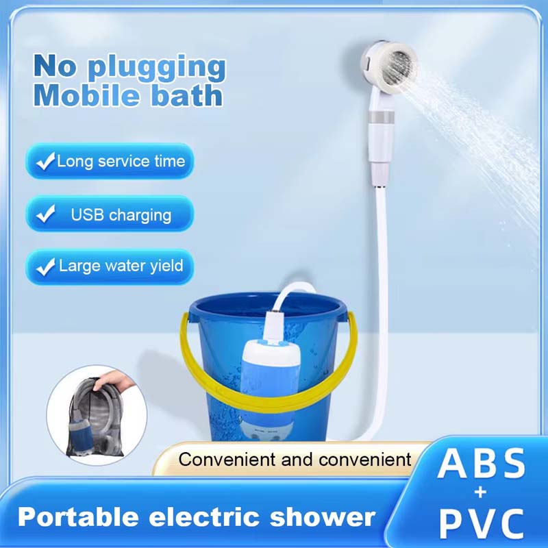 Outdoor Rechargeable Electric Shower: High-Pressure, Portable Comfort