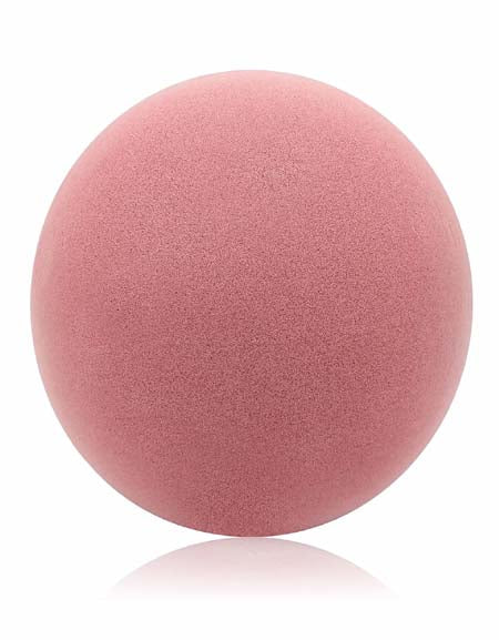 BUHOET 7-Inch Uncoated Foam Ball for Kids Sports - Soft, Bouncy, Lightweight (Rose Purple)