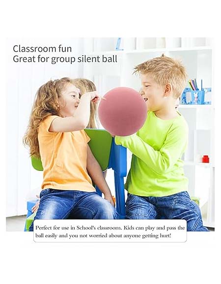 Load image into Gallery viewer, BUHOET 7-Inch Uncoated Foam Ball for Kids Sports - Soft, Bouncy, Lightweight (Rose Purple)
