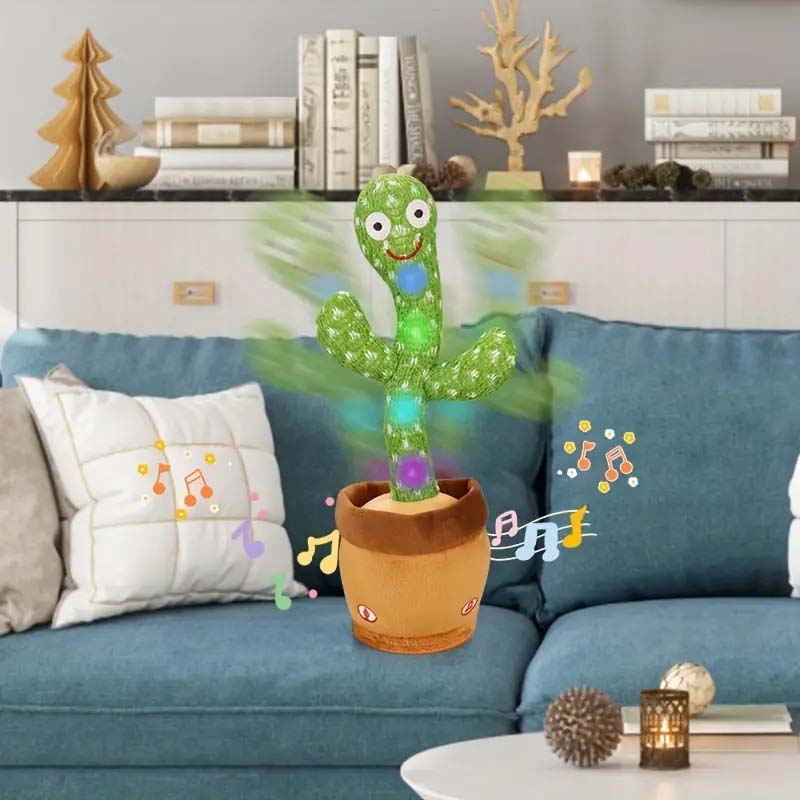 Singing Dancing Cactus Toy – Fun Glowing Ornament & Perfect Gift for All Ages