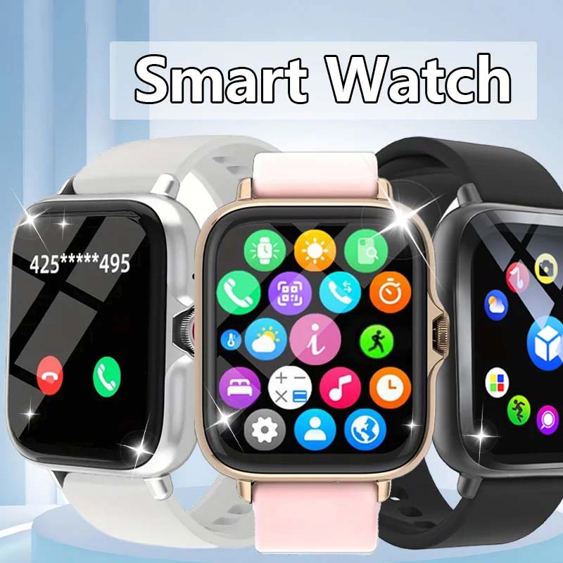 Full-Screen Touch Smart Watch: Caller Alert, Multi-Functional Connectivity