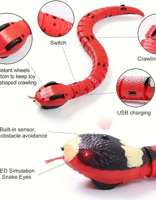 Load image into Gallery viewer, Electric Snake Toy - Interactive &amp; Realistic Pet Playmate
