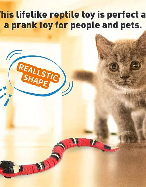 Load image into Gallery viewer, Electric Snake Toy - Interactive &amp; Realistic Pet Playmate
