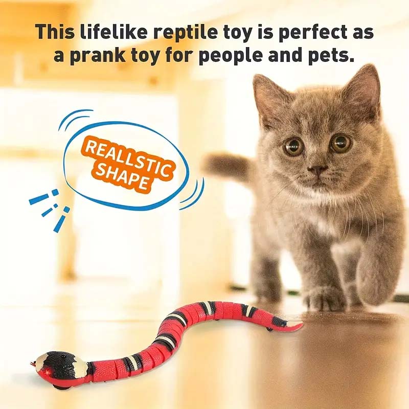 Electric Snake Toy - Interactive & Realistic Pet Playmate