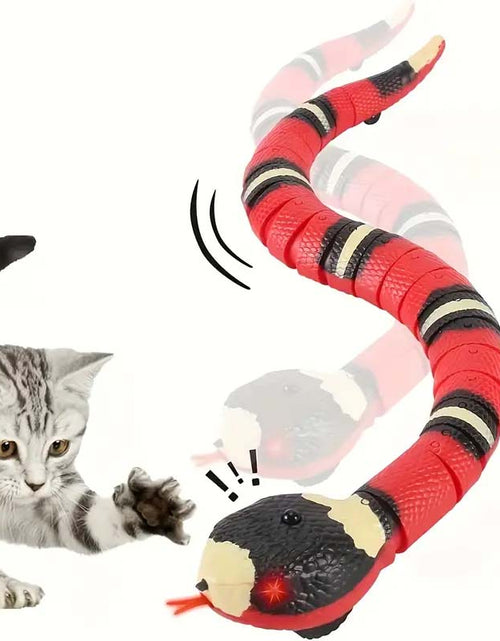 Load image into Gallery viewer, Electric Snake Toy - Interactive &amp; Realistic Pet Playmate
