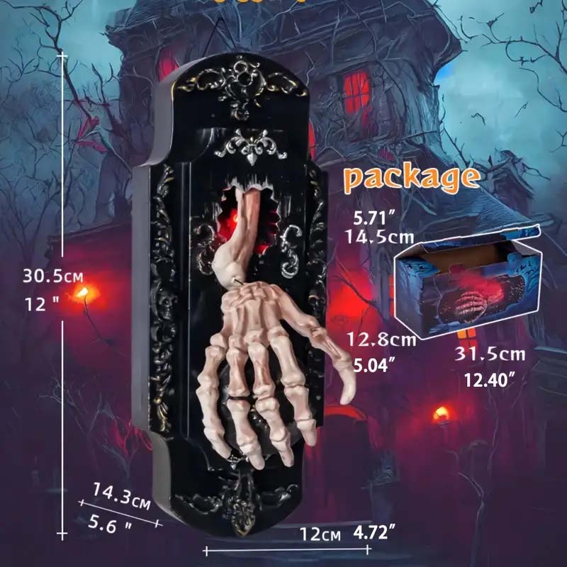 Spooky Halloween Doorbell - Battery Operated, Traditional Design