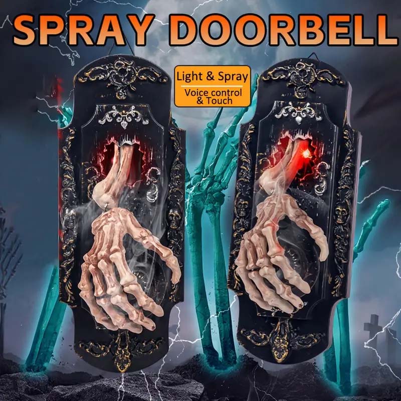 Spooky Halloween Doorbell - Battery Operated, Traditional Design