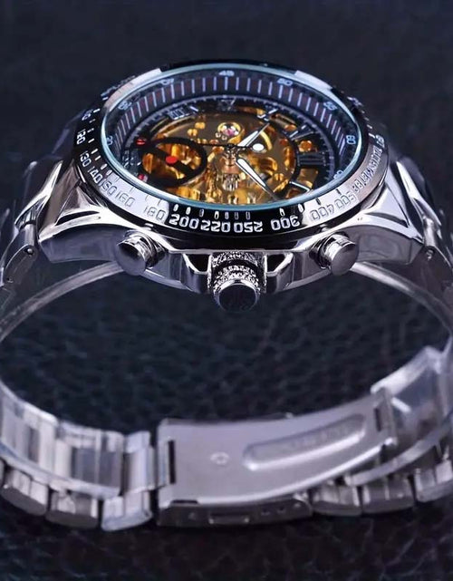 Load image into Gallery viewer, Skeleton Sport Watch - Fashion Bezel &amp; Intricate Dial
