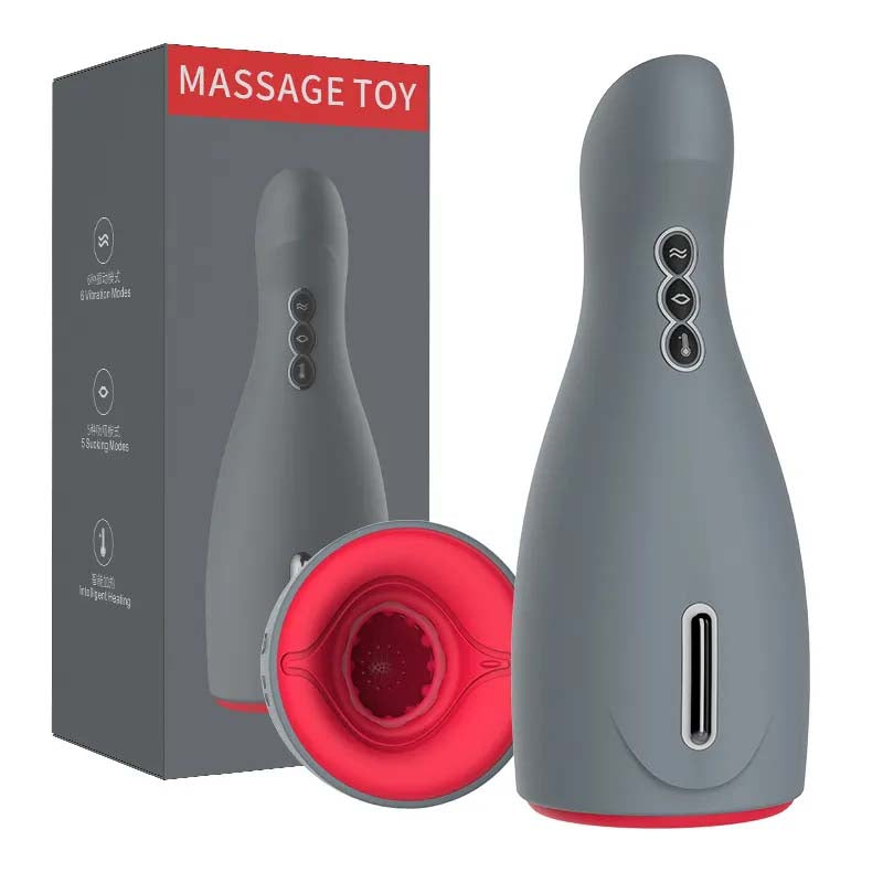 Men's Heating & Vibrating Sucking Cup - Intimate Pleasure Device