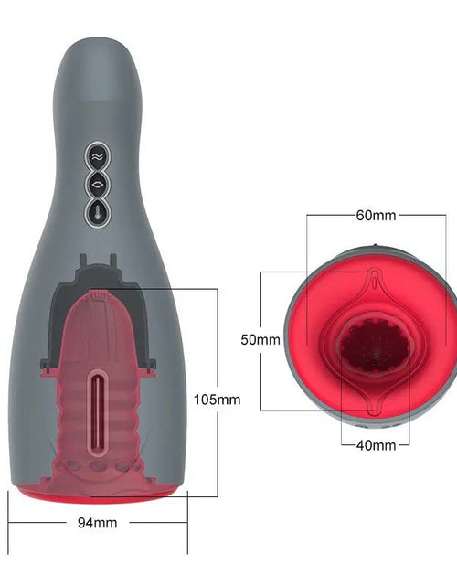 Load image into Gallery viewer, Men&#39;s Heating &amp; Vibrating Sucking Cup - Intimate Pleasure Device
