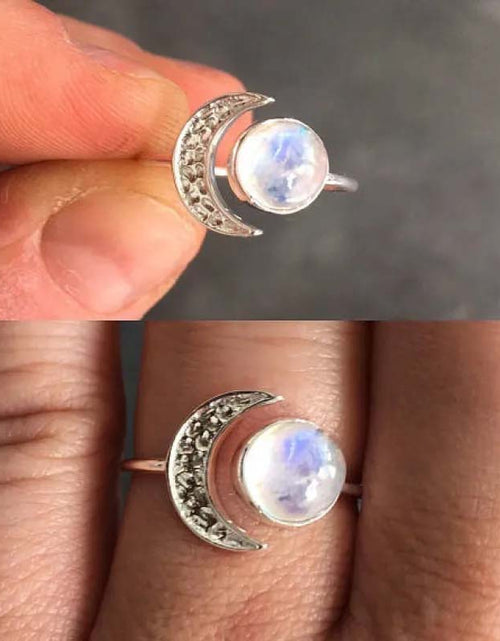 Load image into Gallery viewer, Exquisite Moon and Sun Design Cuff Ring
