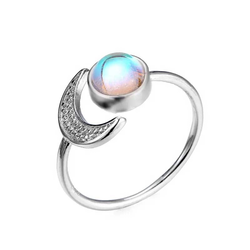 Exquisite Moon and Sun Design Cuff Ring