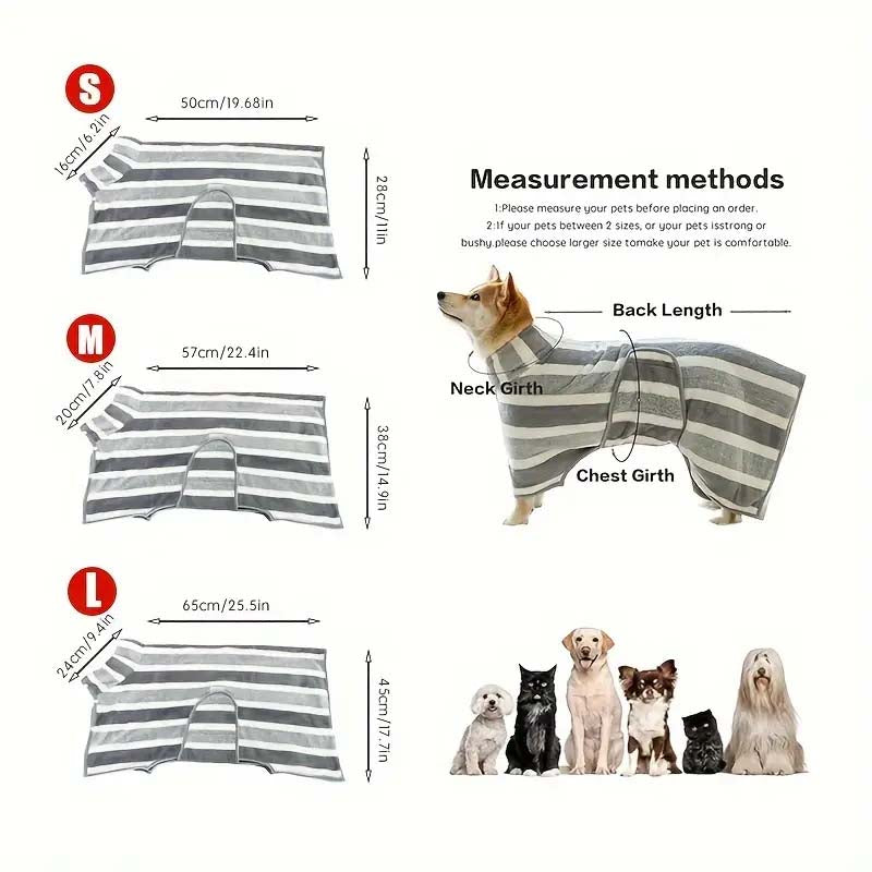 RapidDry Super Absorbent Pet Towel for Bath, Swimming, and Beach Fun