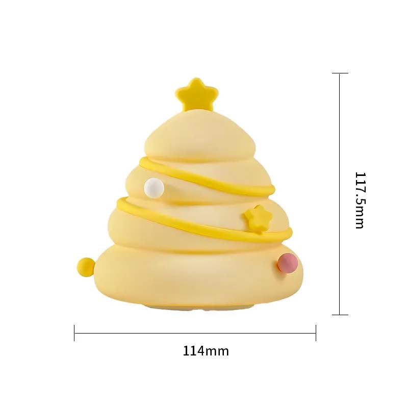 USB Christmas Tree Night Light – Silicone & Stress Relief