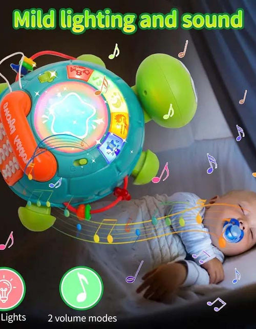 Load image into Gallery viewer, Musical Turtle Crawling Toy - Light &amp; Sound
