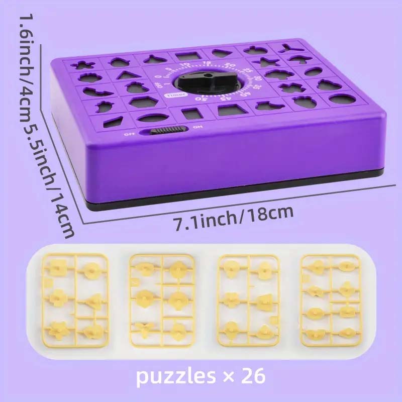 Two-Player Shape Puzzle Game - Educational Fun for Kids