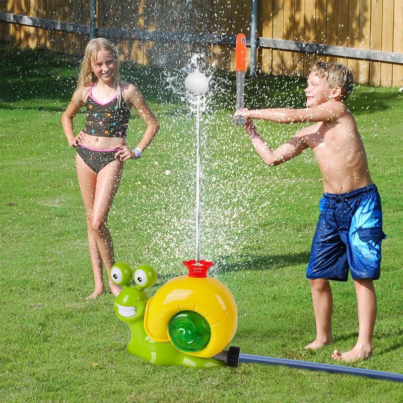 Sprinkler Baseball Fun