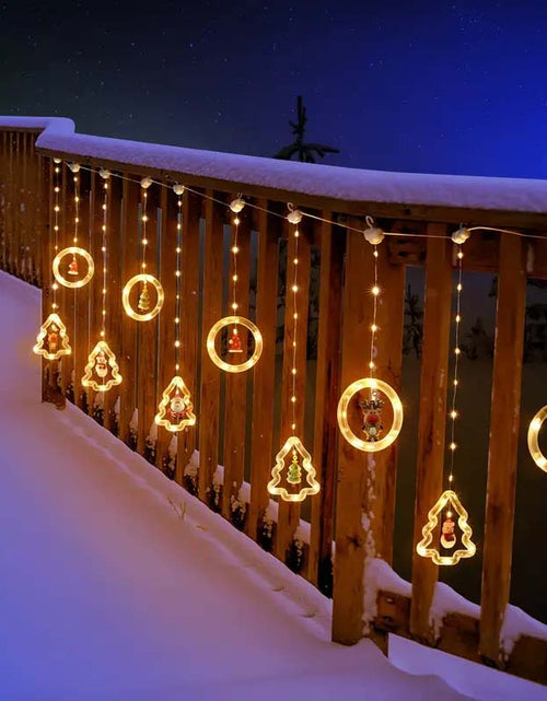 Load image into Gallery viewer, Christmas Wishing Ring Decorative Lights
