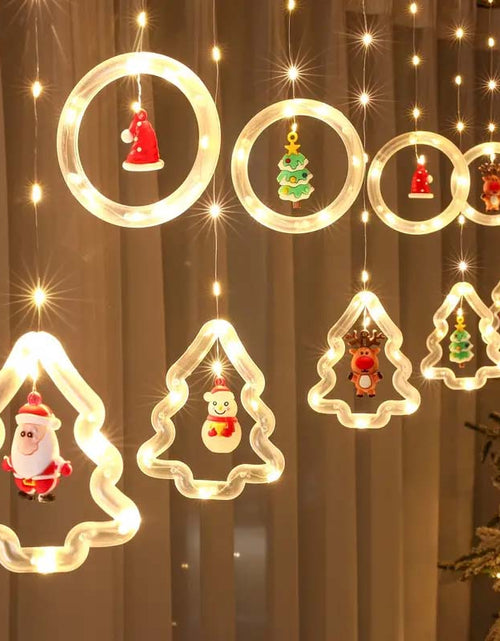 Load image into Gallery viewer, Christmas Wishing Ring Decorative Lights
