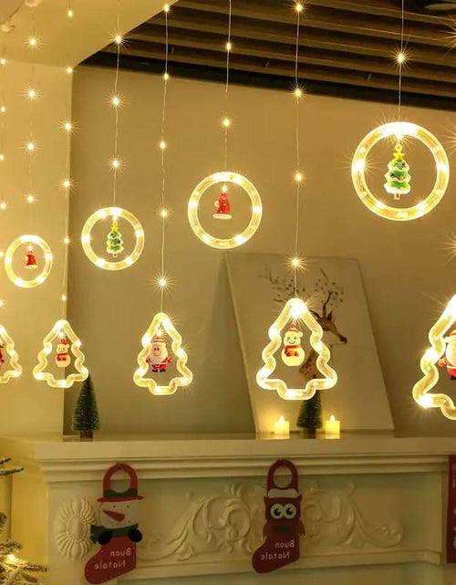 Load image into Gallery viewer, Christmas Wishing Ring Decorative Lights
