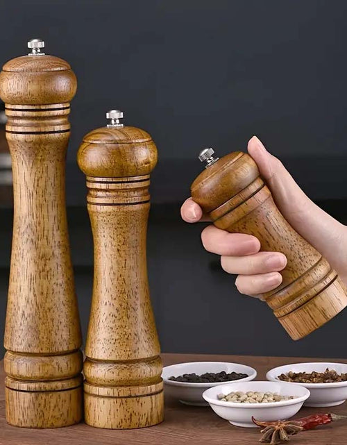 Load image into Gallery viewer, Wooden Spice Grinder - Manual Salt &amp; Pepper Mill
