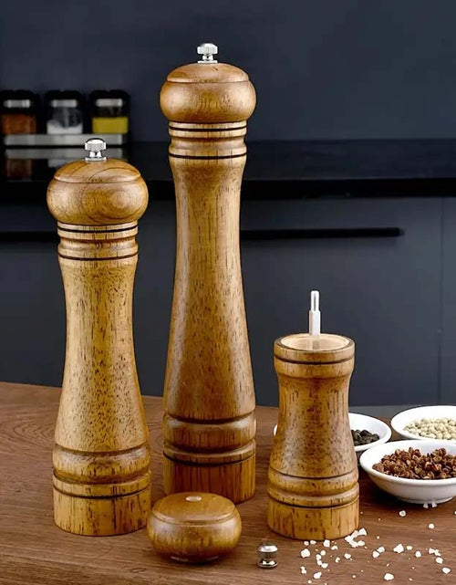 Load image into Gallery viewer, Wooden Spice Grinder - Manual Salt &amp; Pepper Mill
