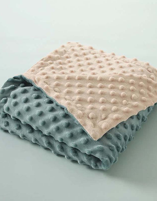 Load image into Gallery viewer, Super Soft DOT Minky Fleece Baby Wrap Blanket
