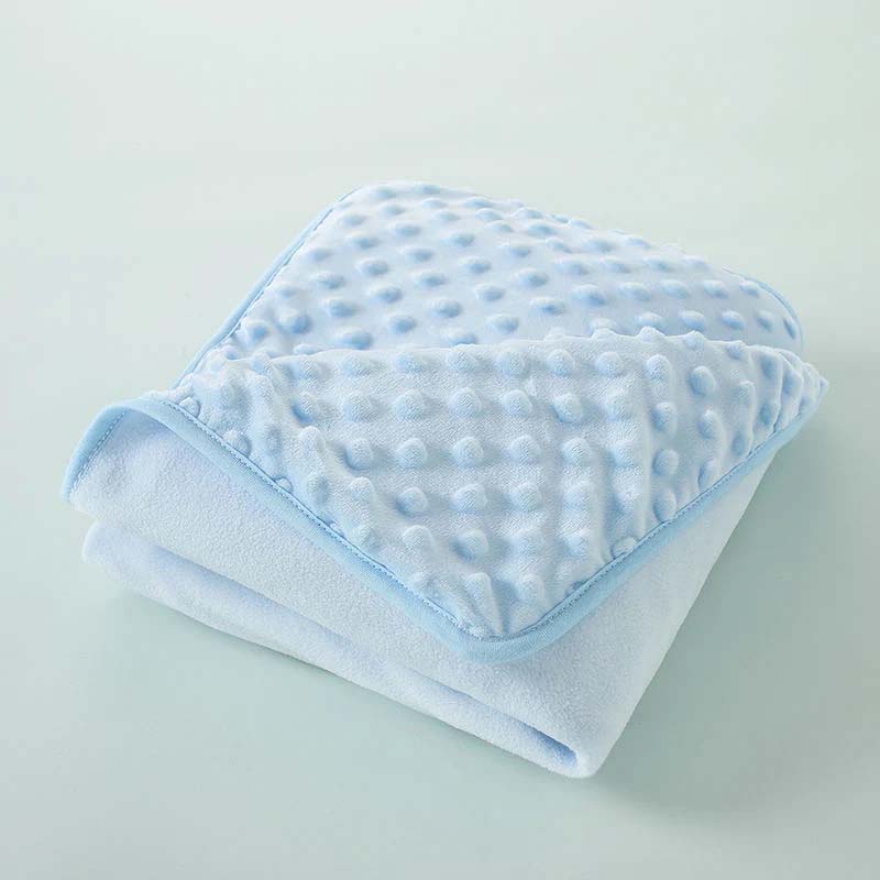 Super Soft DOT Minky Fleece Baby Wrap Blanket