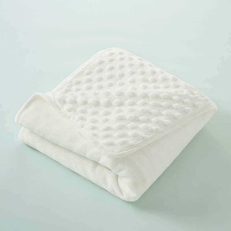 Super Soft DOT Minky Fleece Baby Wrap Blanket