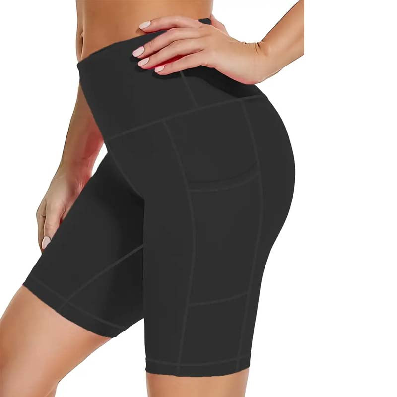 High-Waisted Butt Lifting Yoga Shorts - 3pcs Set for Women