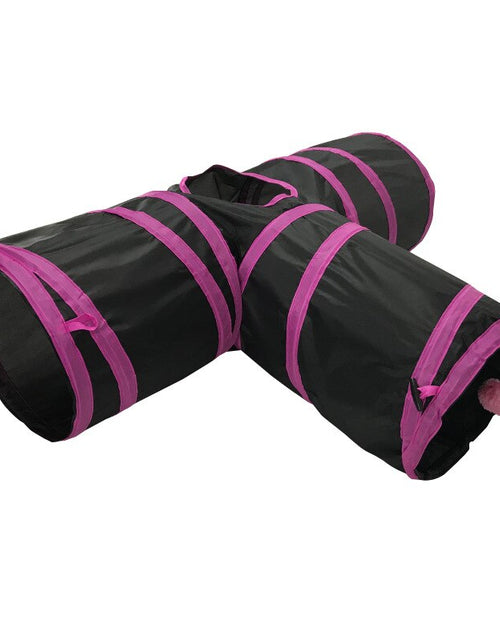 Load image into Gallery viewer, Collapsible Cat Tunnel: 2/3/4 Way Small Animal Tube for Kitty Fun Zydropshipping
