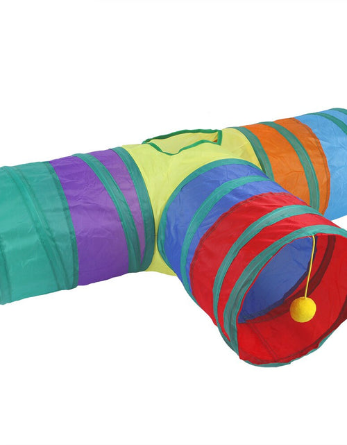 Load image into Gallery viewer, Collapsible Cat Tunnel: 2/3/4 Way Small Animal Tube for Kitty Fun Zydropshipping
